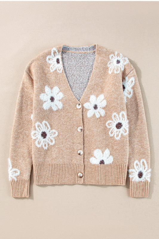 Keily Print Knitted Up Cardigan