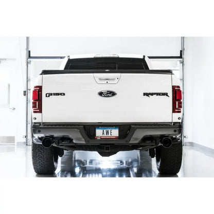 AWE Tuning 2017+ Ford Raptor 0 FG Performance Exhaust System - w/ Diamond Black Tips NP Motorsports