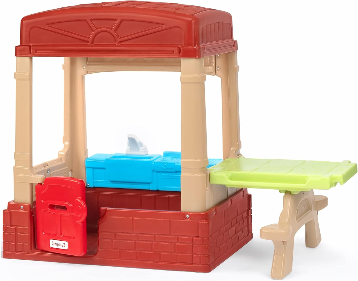 Kids Picnic Cottage Playhouse Indoor Outdoor Kitchen ShipItFurniture