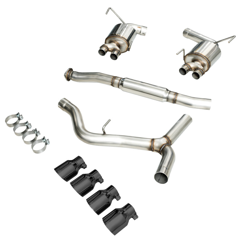 AWE Tuning 2015+ Subaru WRX VA Sedan Touring Edition Exhaust - Diamond Black Tips (102mm) NP Motorsports