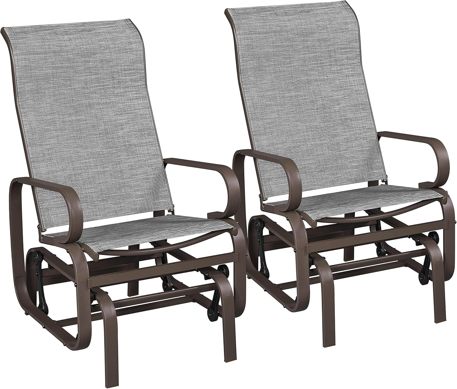 Outdoor Patio Glider Chairs with Breathable Sling Fabric ShipItFurniture