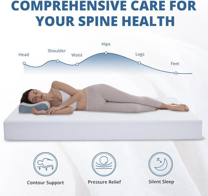 Comfortable 8 Inch Green Tea Memory Foam Mattress