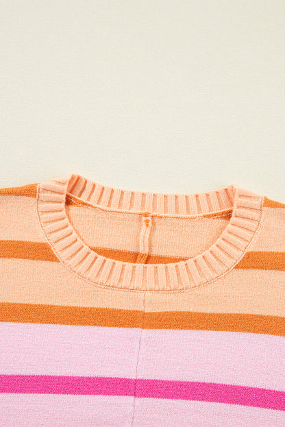 Sophia Ribbed Edge Loose Sweater