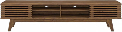 70 Inch Mid Century Modern Walnut TV Stand Console - Get it from Bo