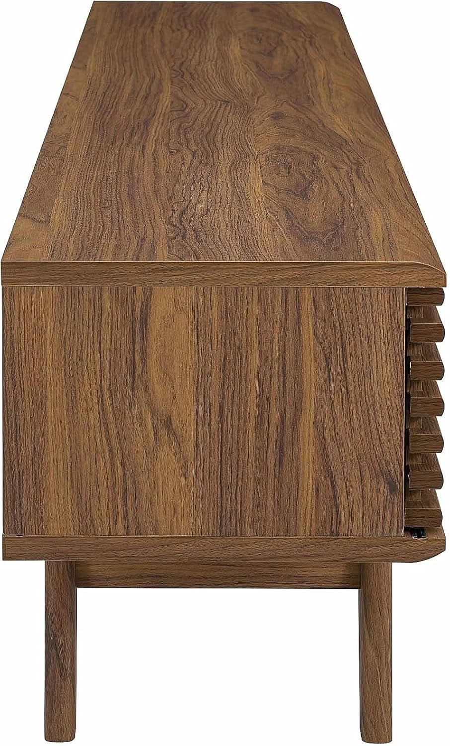 70 Inch Mid Century Modern Walnut TV Stand Console - Get it from Bo