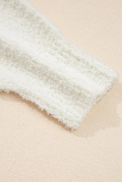 Lumikara accent Hooded Popcorn Sweater