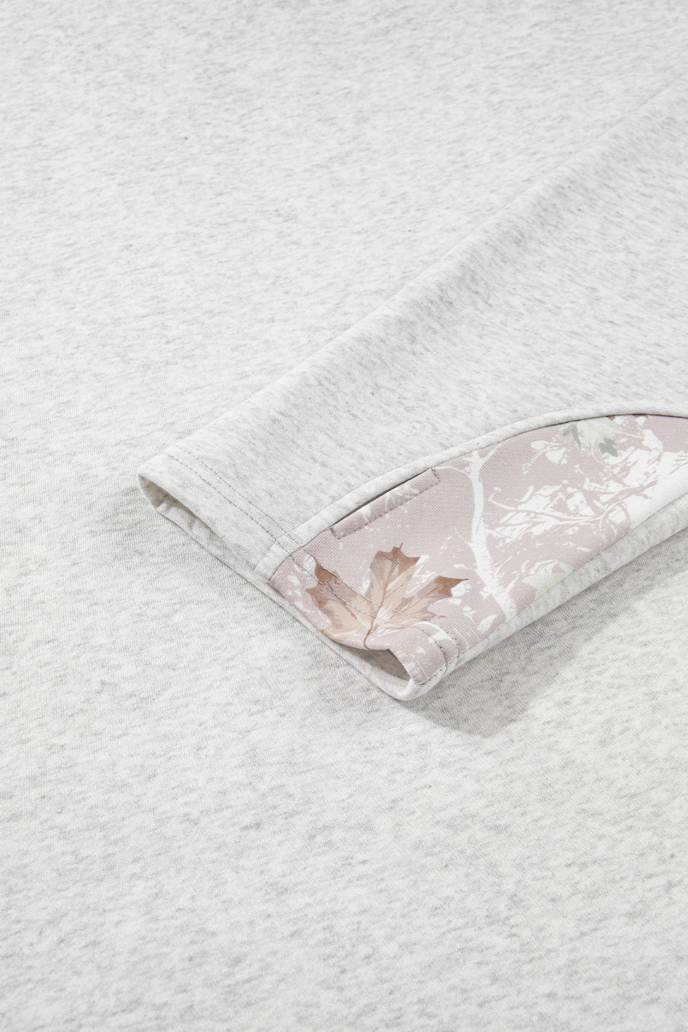 Olivia Patchwork Zipped Collar Pullover