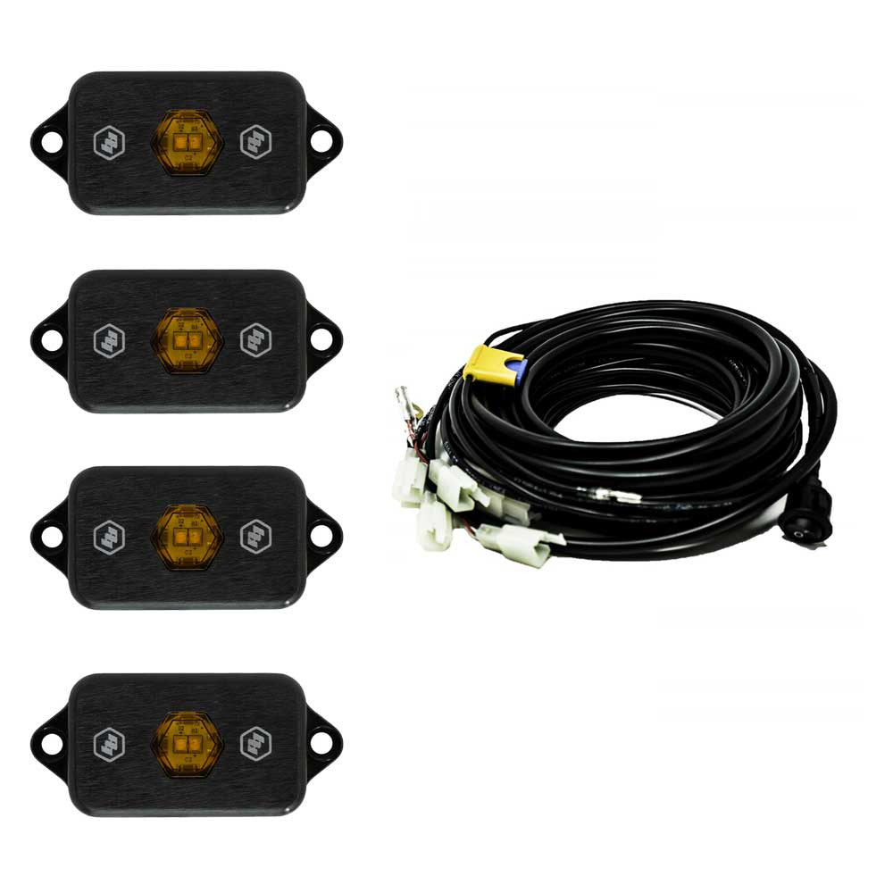 Baja Designs Universal LED Rock Light Kit – 4 Pods Dunes 2 Dezert SXS