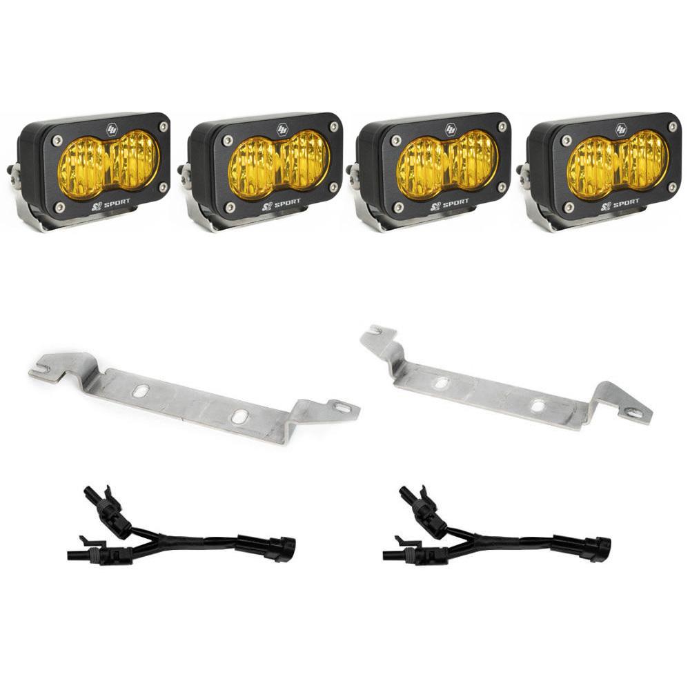 Baja Designs S2 Sport Dual Fog Pocket Kit | 2022+ Toyota Tundra - Get it from Bo