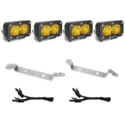 Baja Designs S2 Sport Dual Fog Pocket Kit | 2022+ Toyota Tundra - Get it from Bo