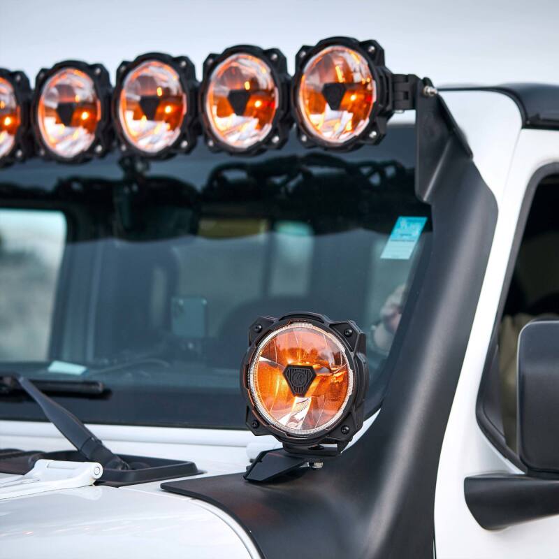 KC HiLiTES Gravity Titan LED 6in. - Pair Pack (Wide-40 Beam) Dunes 2 Dezert SXS