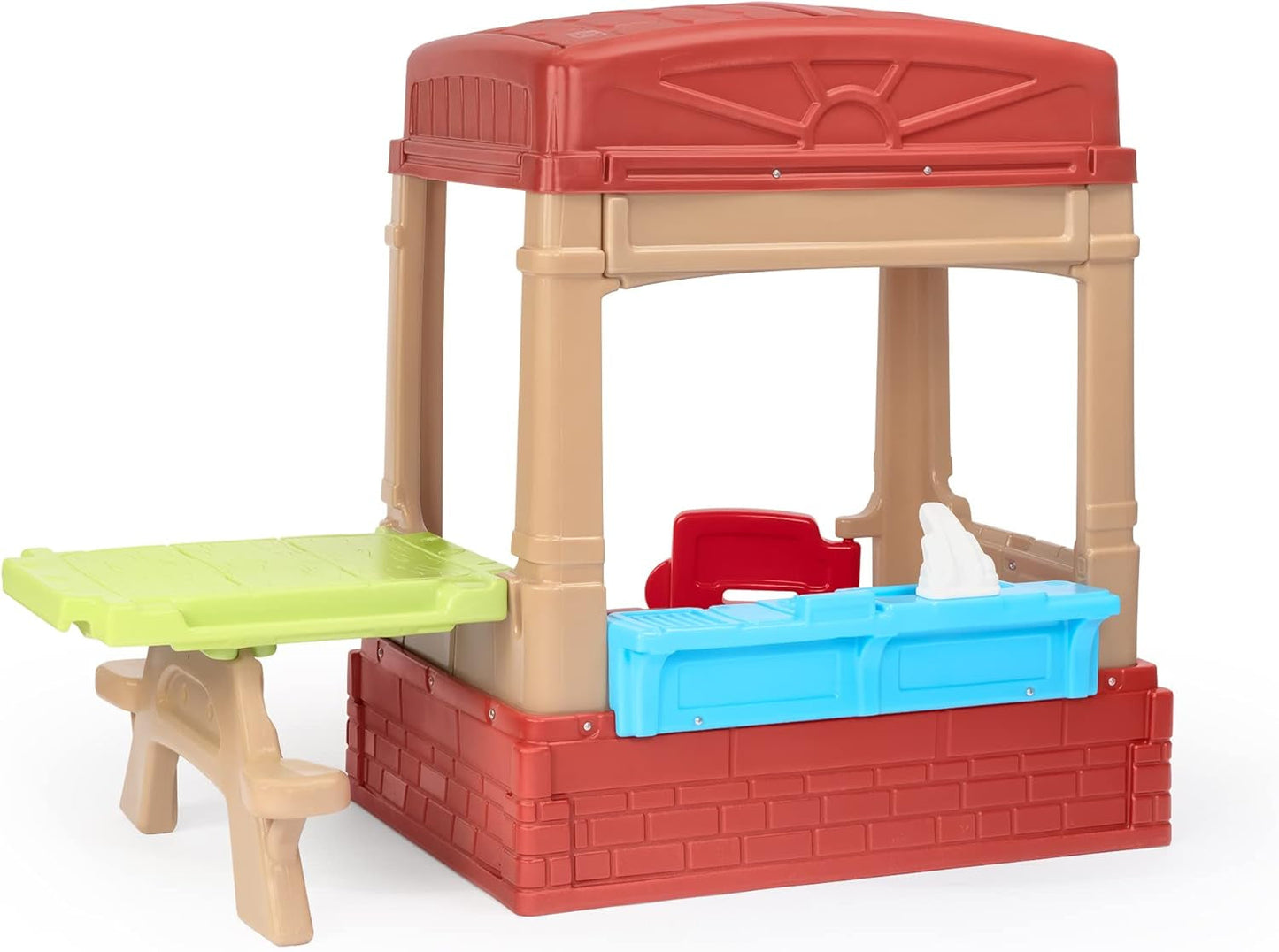 Kids Picnic Cottage Playhouse Indoor Outdoor Kitchen ShipItFurniture
