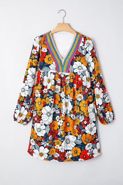 Blakely Floral Long Sleeve Mini Dress