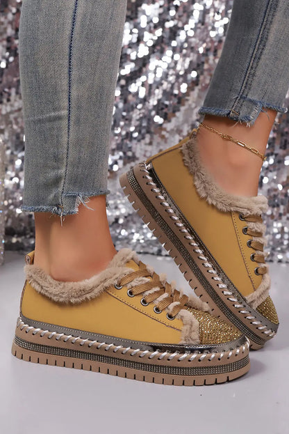 Harper Lace Up Flat Shoes