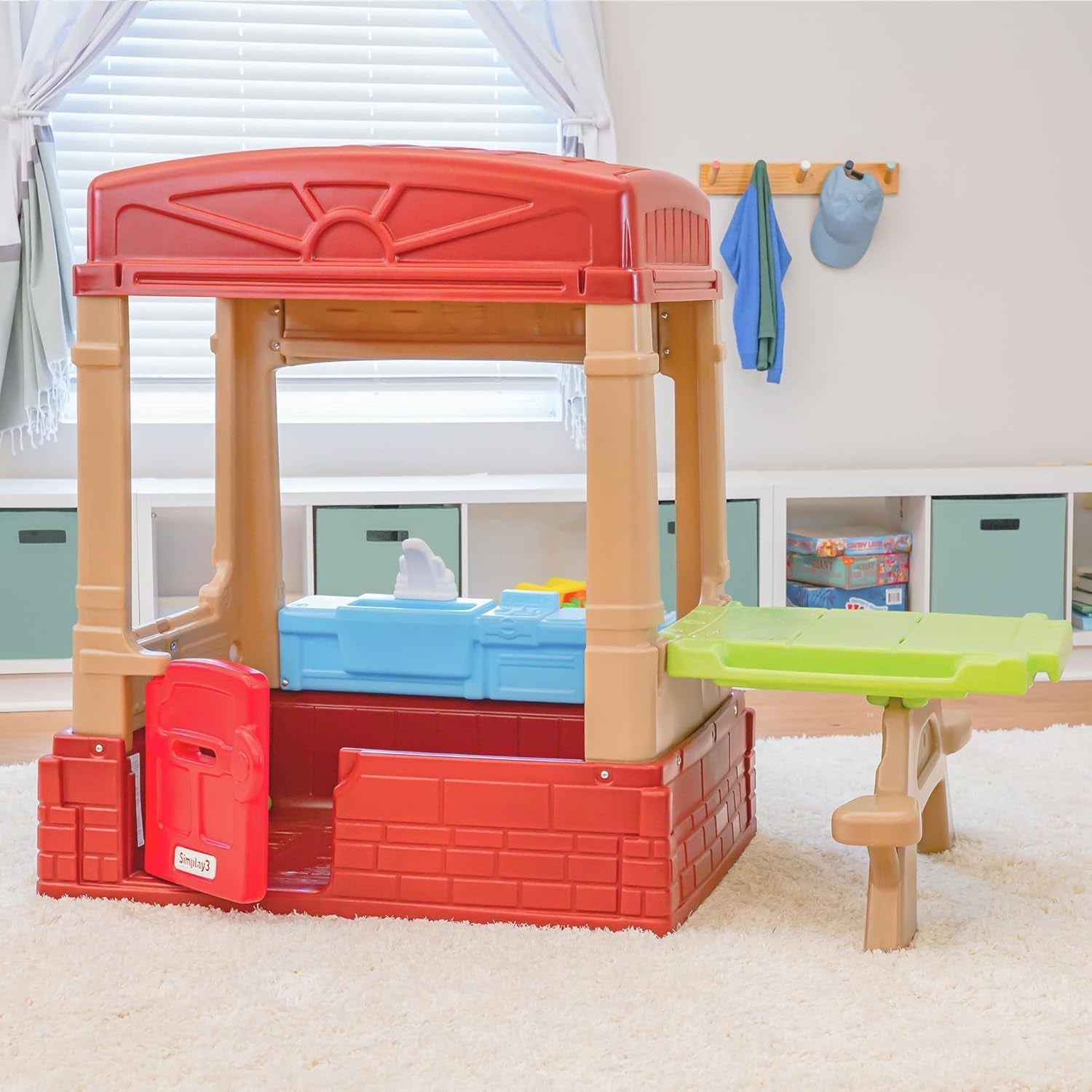 Kids Picnic Cottage Playhouse Indoor Outdoor Kitchen ShipItFurniture