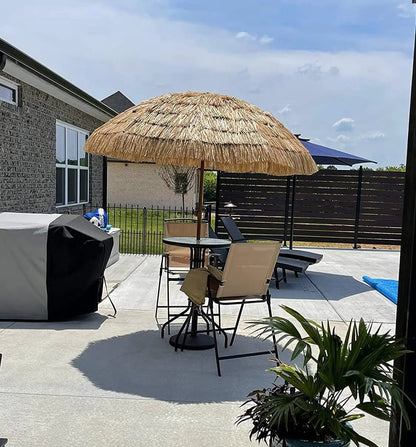 7.5ft Tiki Umbrella Thatched Hawaiian Beach Patio - Get it from Bo