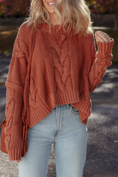 Willaira Slouchy Textured Knit Sweater