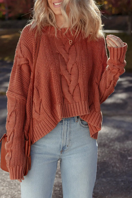 Willaira Slouchy Textured Knit Sweater