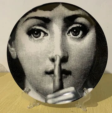 Ceramic Italian Face Hanging Plate Wall Decoration European Get it from Bo