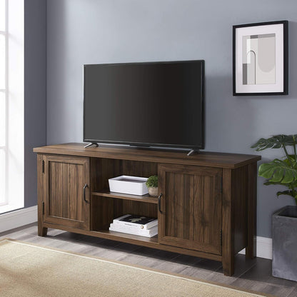 Buren Classic TV Stand Walnut For 65 Inch Televisions