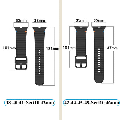Apple Watch Band Soft Silicone Strap Band 40-46mm Get it from Bo