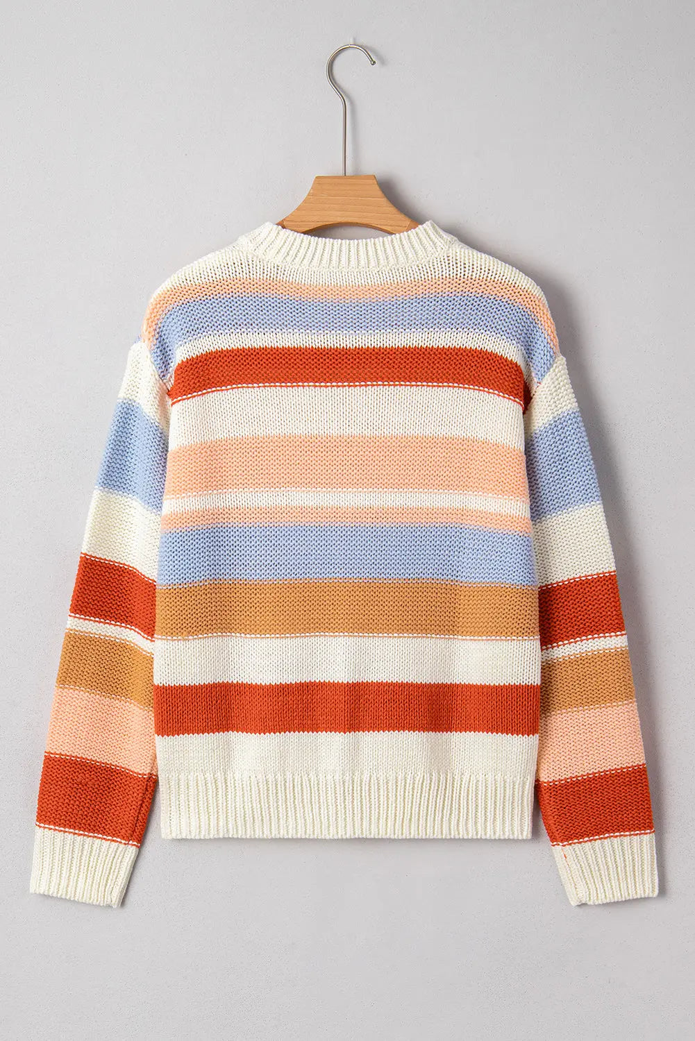 Oragita Colorblock Drop Shoulder Sweater