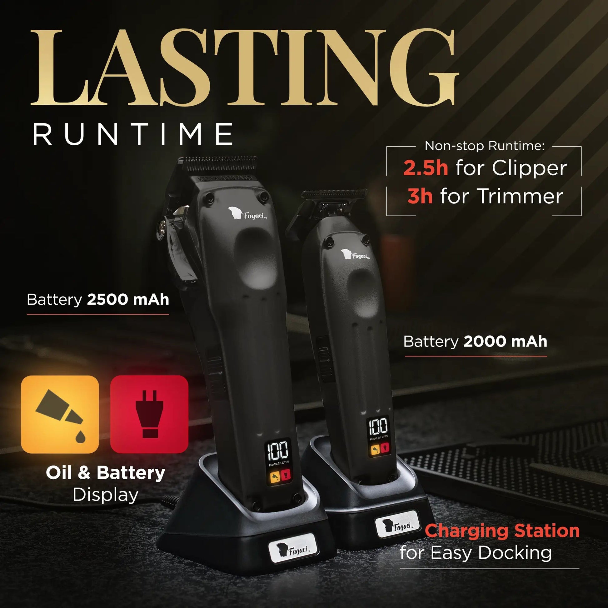 FUSION CLIPPER & TRIMMER SET Fagaci