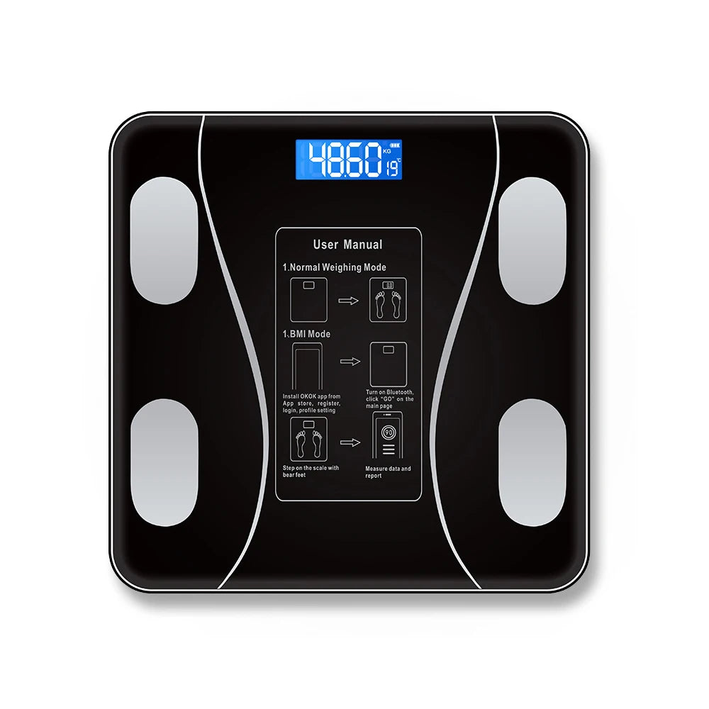 Smart Scale LED Digital Bluetooth Data Analysis Get it from Bo
