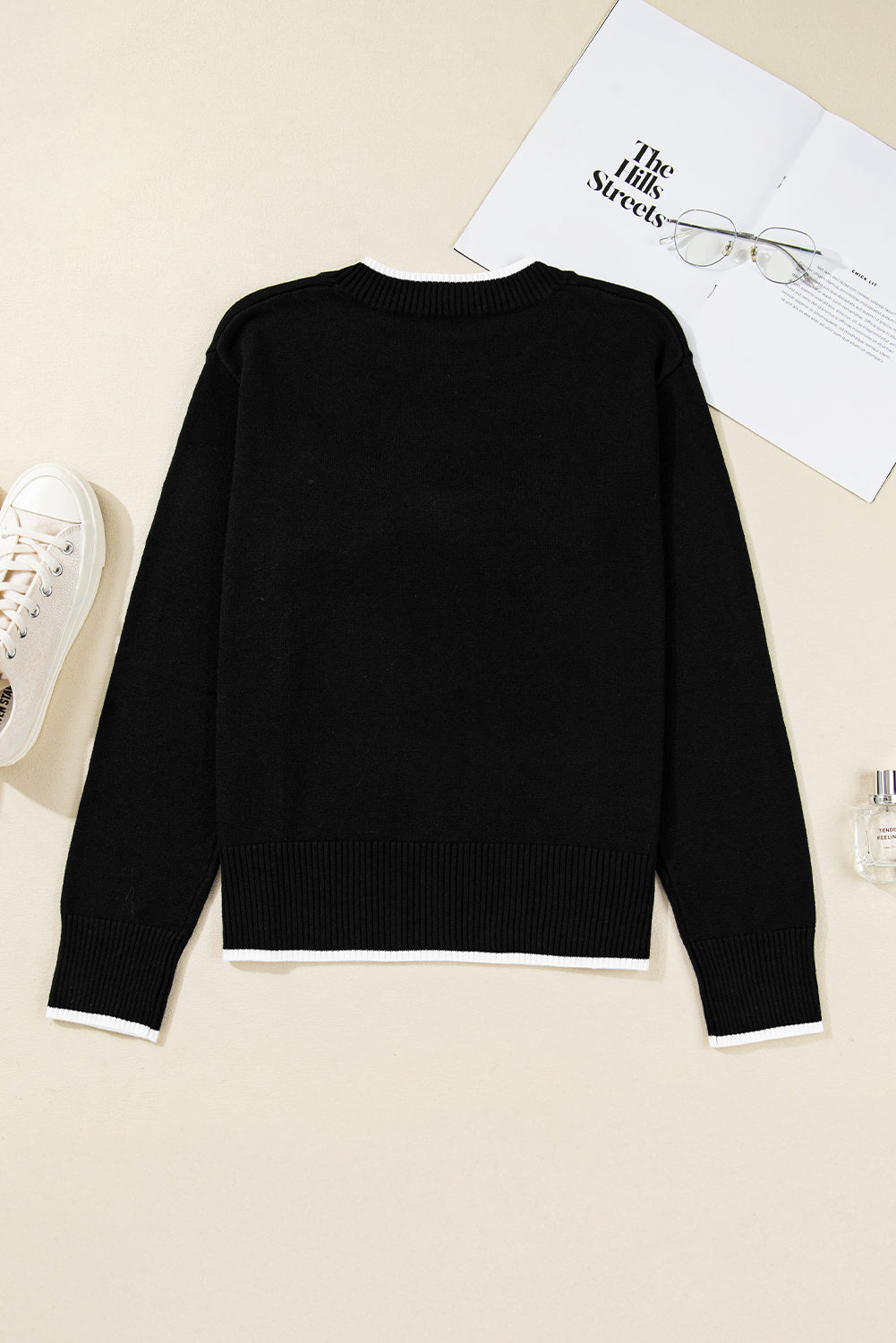 Malaysia accent Holiday Cropped Sweater