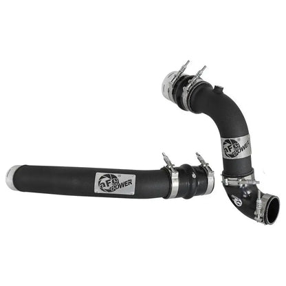 aFe Bladerunner 3in Hot and Cold Side Black Intercooler Tubes 2017 Ford Diesel Trucks V8 6.7L (td) NP Motorsports