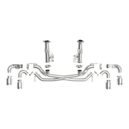 AFe MACH Force-Xp 304 Stainless Steel Cat-Back Exhaust Polished 2020 Chevrolet Corvette C8 NP Motorsports