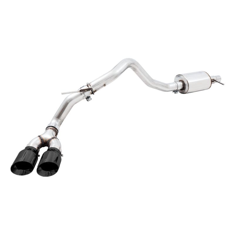 AWE Tuning 2019+ Ford Ranger 0FG Performance Exhaust System w/Diamond Black Tips & Rock Guard NP Motorsports