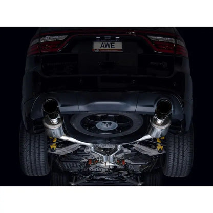 AWE Tuning 18-23 Dodge Durango SRT & Hellcat Touring Edition Exhaust - Diamond Black Tips NP Motorsports