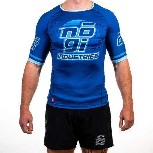 '7Four Short Sleeve Rank Rash Guard Blue - Get it from Bo