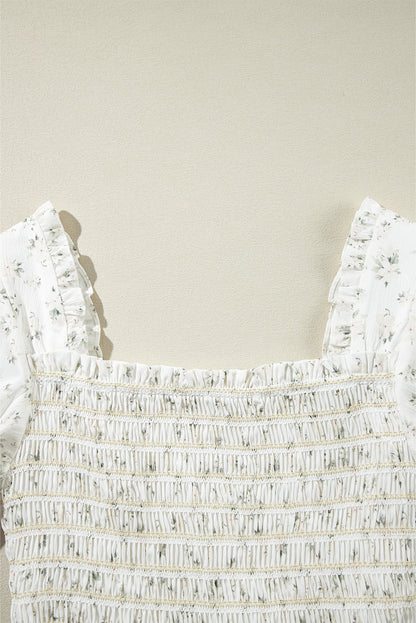 Ella Short Puff Sleeve Jumpsuit