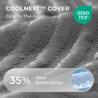 Cooling Gel Memory Foam Queen Mattress for Comfort