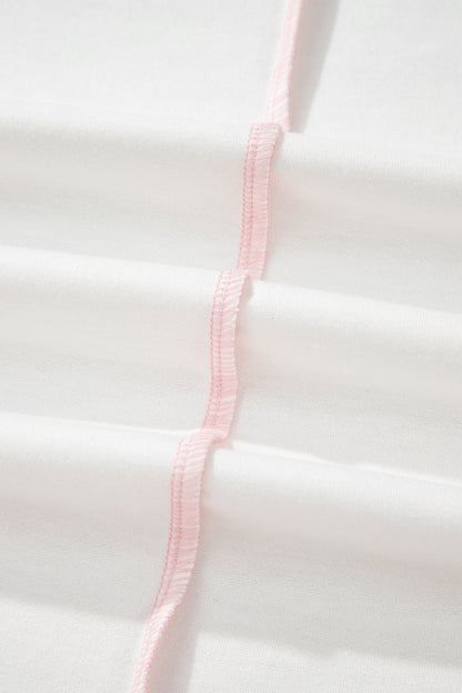 Promise Color Block Loose Long Sleeve Top