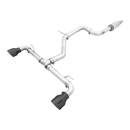 AWE 2022+ VW GTI MK8  Track Edition Exhaust - Diamond Black Tips NP Motorsports