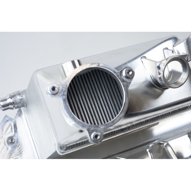 CSF BMW M2/M3/M4 S58 Comp &amp; Non-Comp (G8X) Charge-Air Cooler Manifold - Thermal Dispersion Black NP Motorsports