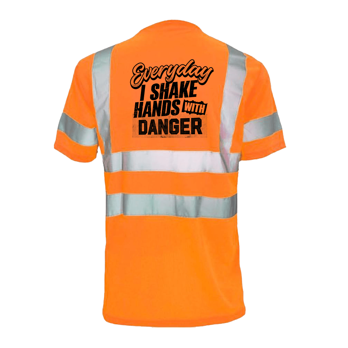 Shake Hands with Danger - Reflective Safety T-Shirt Armed American Supply