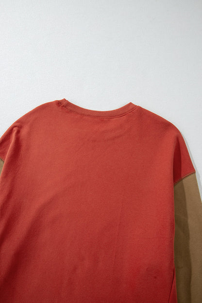 Ella Patchwork Drop Shoulder Pullover