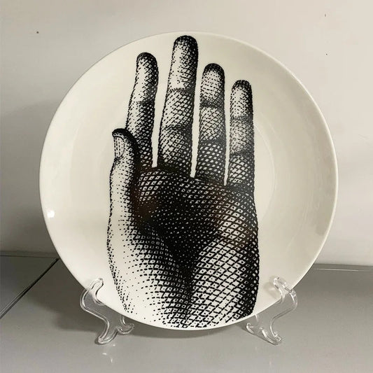 Ceramic Italian Face Hanging Plate Wall Decoration European Get it from Bo