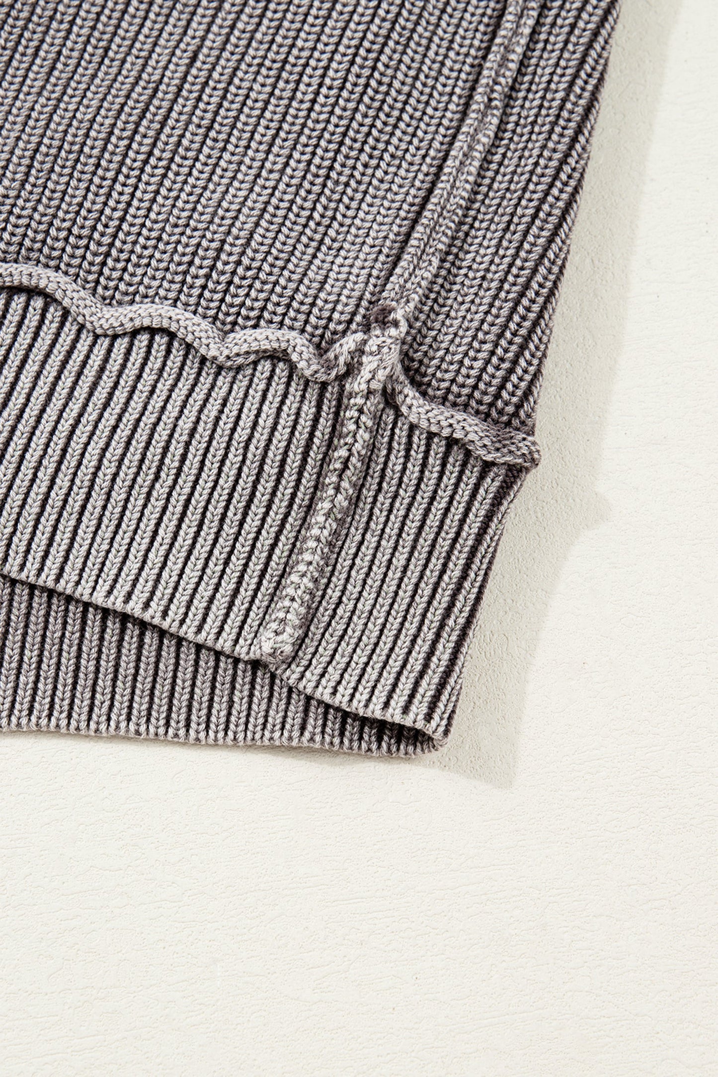 Sunny Patchwork Knit Open Sweater