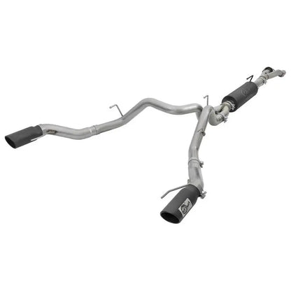 aFe MACH Force-Xp 3in to 3-1/2in 304 SS Cat-Back Exhaust w/Black Tip 17-18 Ford F-150 Raptor V6 3.5L NP Motorsports