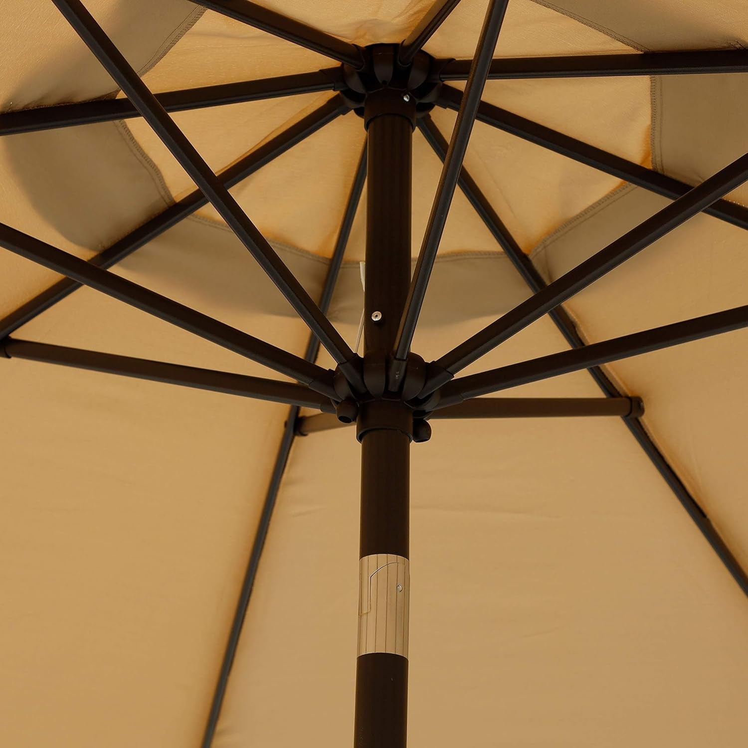 9' Outdoor Patio Umbrella, Outdoor Table Umbrella, Yard Umbrella, Market Umbrella with 8 Sturdy Ribs, Push Button Tilt and Crank ShipItFurniture