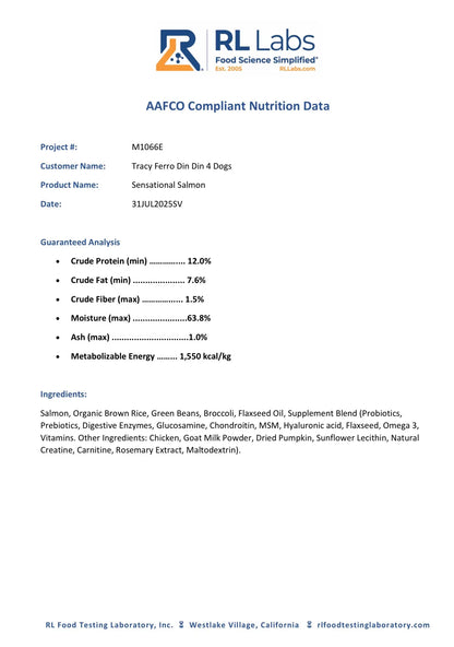 Sensational Salmon - case includes 24, 8oz meals - Get it from Bo