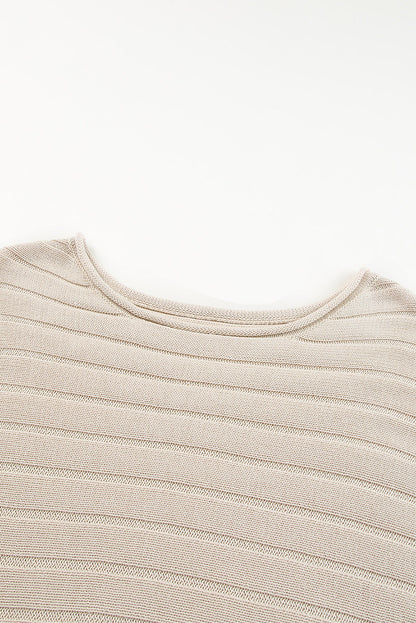Ella Ribbed Knit Dolman Sweater