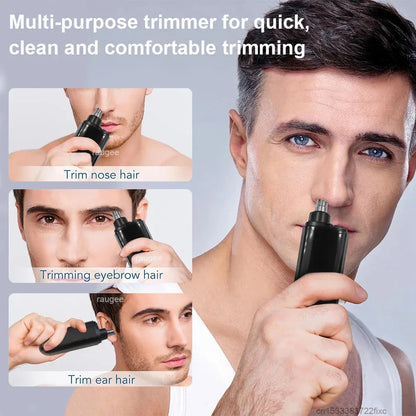 Nose Ear Hair Trimmer Rechargeable for Men Waterproof