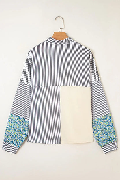 Syllena Collared Boxy Fit Sweatshirt