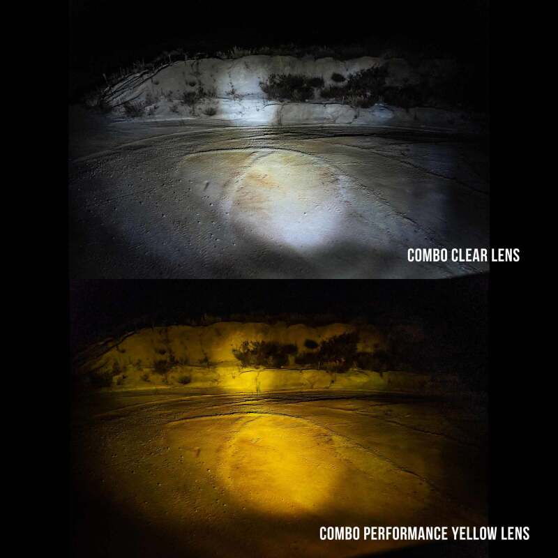 KC HiLiTES FLEX ERA LED Clear Combo Beam Lens for Light Bars Dunes 2 Dezert SXS